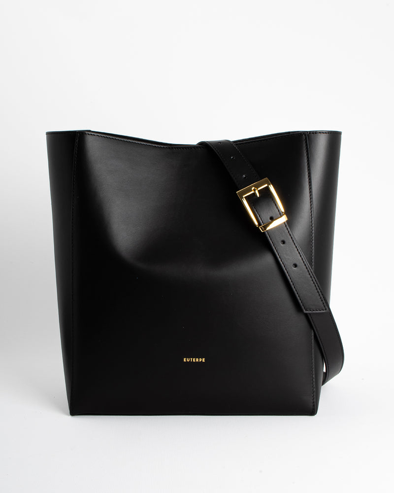 Ursula Black: Leather Tote Bag Made in Italy – Euterpe Studio